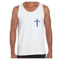 thumbnail image 1 of Awkward Styles Pink and Blue Cross Tank Top Shirts for Men Christian Mens Tanks Christian Cross Clothes for Men Jesus Lord Christian Birthday Gifts Jesus Cross Shirts Jesus Clothing Cross Mens Shirt, 1 of 4