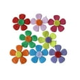 thumbnail image 1 of 100 Pieces Flowers Appliques Colorful Felt Flower Shape Patch Accessory Embellishments DIY Hair Clip Clothes Hat Sewing, 1 of 8