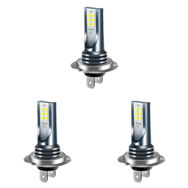 Bombilla Antiniebla para Coche H7 12V 24V Lámpara Antiniebla Automática 30000LM IP67 Al Superbrillante