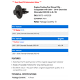 thumbnail image 2 of Engine Cooling Fan Shroud Clip - Compatible with 2001 - 2019 GMC Sierra 2500 HD 6.0L V8 2002 2003 2004 2005 2006 2007 2008 2009 2010 2011 2012 2013 2014 2015 2016 2017 2018, 2 of 2