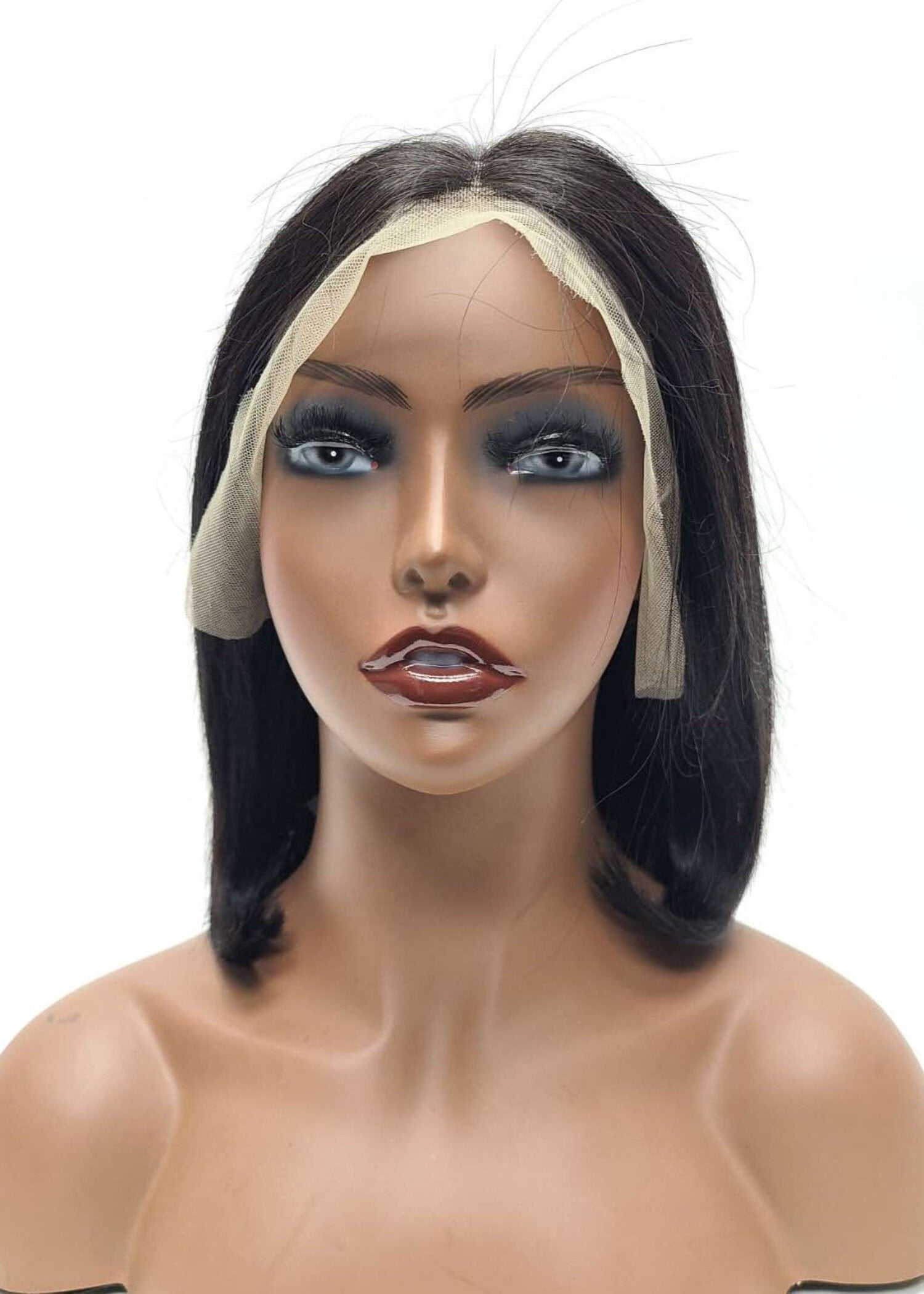 13X6 BOB straight lace front wig 100% unprocessed Brazilian human hair
