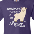 thumbnail image 4 of Inktastic Grandma's You Say Alpaca My Bags Youth T-Shirt, 4 of 5