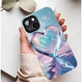 thumbnail image 5 of Crystal Heart Artistic Watercolor iPhone Case, Valentine's Day Gift for Her, Compatible with iPhone 11/12/13/14/15/16 (Pro Max/Plus), 5 of 9