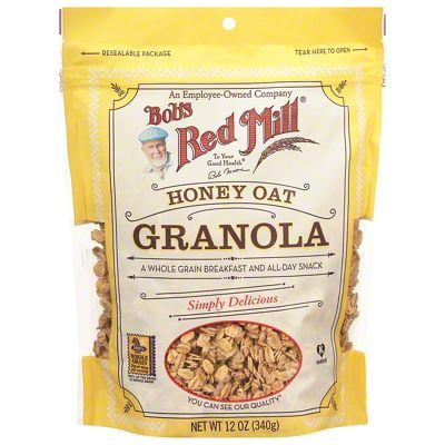Bob's Red Mill Granola - Honey Oat, 12 oz