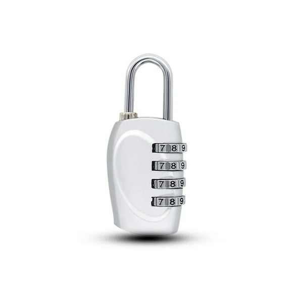 Popular 4-Digit Password Padlock 6-Color Gym Locker Anti-Theft Combination Lock Luggage Travel
