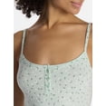thumbnail image 4 of No Boundaries Women’s Cloud Core Sleepwear Cami and boxer set, Sizes XXS – 3X, 4 of 5
