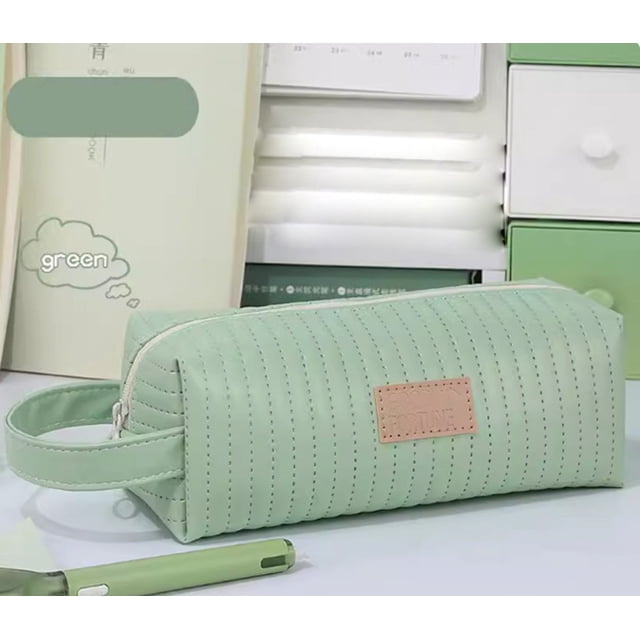 Estuche de Lápices de Gran Capacidad, Estilo Japonés, para Niña, con Forma de Corazón, para Escuela Primaria, de Alta Belleza, Minimalista, para Lápices.