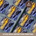 thumbnail image 6 of 3dRose, Sunset on the Indian Ocean with lava rock islets in the foreground, Set of 8 Coasters - Soft, 6 of 7
