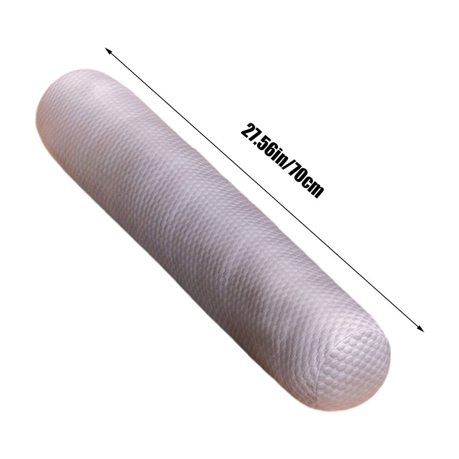 27.55in Long Bolster Pillow, for Bed Full Body Pillow with Cover, Cylinder Tube Roll Pillow for Adults, Firm Body roll Pillow Maternity Pillow for Hugging Sleeping