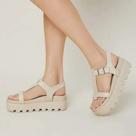 

Vedolay Womens Wedge Sandals Sandals for Women with Arch Support Leopard Anti-Slip Comfortable Sandals Beige 9