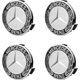 thumbnail image 1 of Tapacubos 4 piezas 75 mm NQ con logotipo Benz, 1 of 5