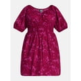 thumbnail image 3 of Terra and Sky Women's Plus Mini Cinched Waist Dress, Sizes 0X -5X, 3 of 3