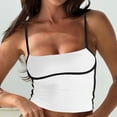 thumbnail image 2 of WENWU Womens Camisole Tank Tops with Adjustable Spaghetti Strap Cute Summer Going Out Crop Tops plus Size Undershirt Business Casual Top, 2 of 5