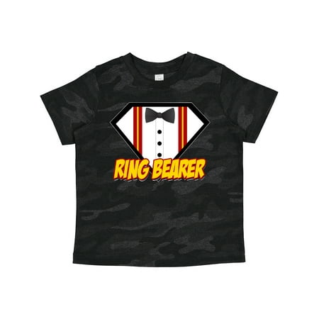 

Inktastic Ring Bearer Superhero Gift Toddler Boy Girl T-Shirt