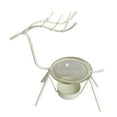 thumbnail image 1 of Candelabro con forma de ciervo, candelabro moderno con quemador de aceite esencial blanco, 1 of 9