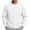 White, variant on Graphic Tees for Men Long Sleeve Crewneck Sweatshirts 3D Embossed Letter Texture Pullover Solid Color Minimalist Subtle Pattern Trendy Daily Streetwear
