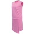 thumbnail image 6 of Guluxicc Athletic 2 Piece Sets for Women Sleeveless Crew Neck Top with Split Hem Shorts Solid Color Basic Active Outfits for Workout and Gym Exercise, 6 of 9