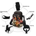 thumbnail image 5 of HELLHERO Colorful Paw Prints Crossbody Small Crossbody Bags, Women Adjustable Shoulder Strap, Casual Use Polyester 4.33"x1.97"x7.09", 5 of 7