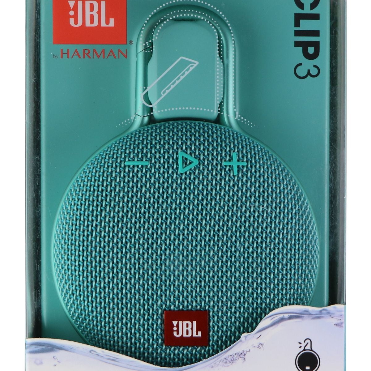 JBL Clip 3 Portable Bluetooth Speaker with Carabiner - Pink 