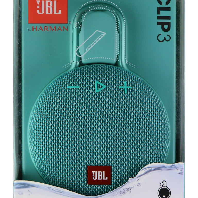 JBL Clip 3 Portable Bluetooth Speaker with Carabiner - Blue