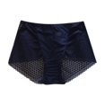 thumbnail image 1 of Puntoco Ropa interior para mujer, calzoncillos de encaje de color sólido para mujer, cintura alta, alta elasticidad, realce de glúteos, culturismo, calzoncillos en forma de T, 1 of 4