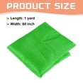 thumbnail image 2 of Tela de tul de organza Uxcell, cristalina y sedosa para corredor de mesa de bricolaje, verde, 2 of 7