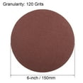 thumbnail image 2 of Uxcell 120Grits PSA Sanding Disc Adhesive Backed Sanding Sheets Sandpaper Aluminum Oxide Brown 5pcs, 2 of 6