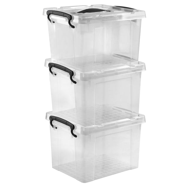 Kit de 3 Cajas de Almacenamiento de 6 Litros AG BOX
