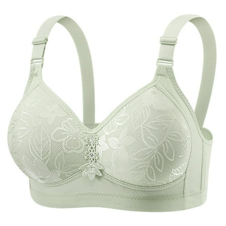 HexaHive Women s New Sexy Lace Flower Bra - No Underwire  Three-Four Button  for Maternity and Nursing