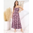thumbnail image 4 of Vestido Grace Karin con tirantes finos sin mangas y estampado floral, 4 of 7