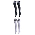 thumbnail image 1 of 2 pares de calcetines hasta Stripes . Medias de club casual, 1 of 7