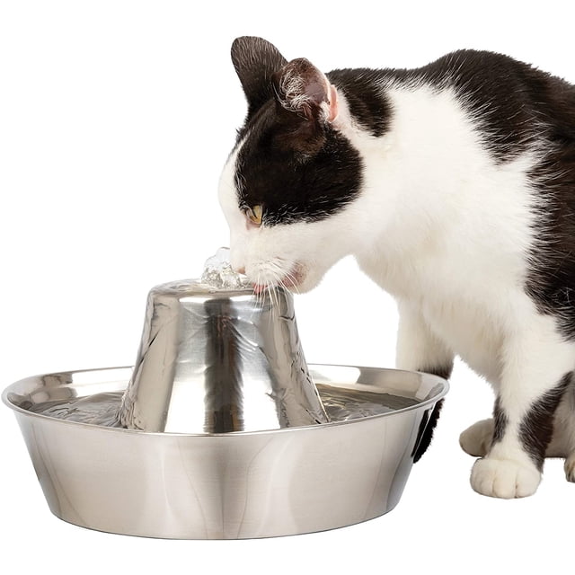 Fuente de agua para gatos de acero inoxidable PetSafe PetSafe PetSafe