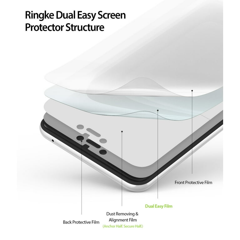 Google Pixel XL Screen Protector, Ringke Dual Easy Film [2 Pack