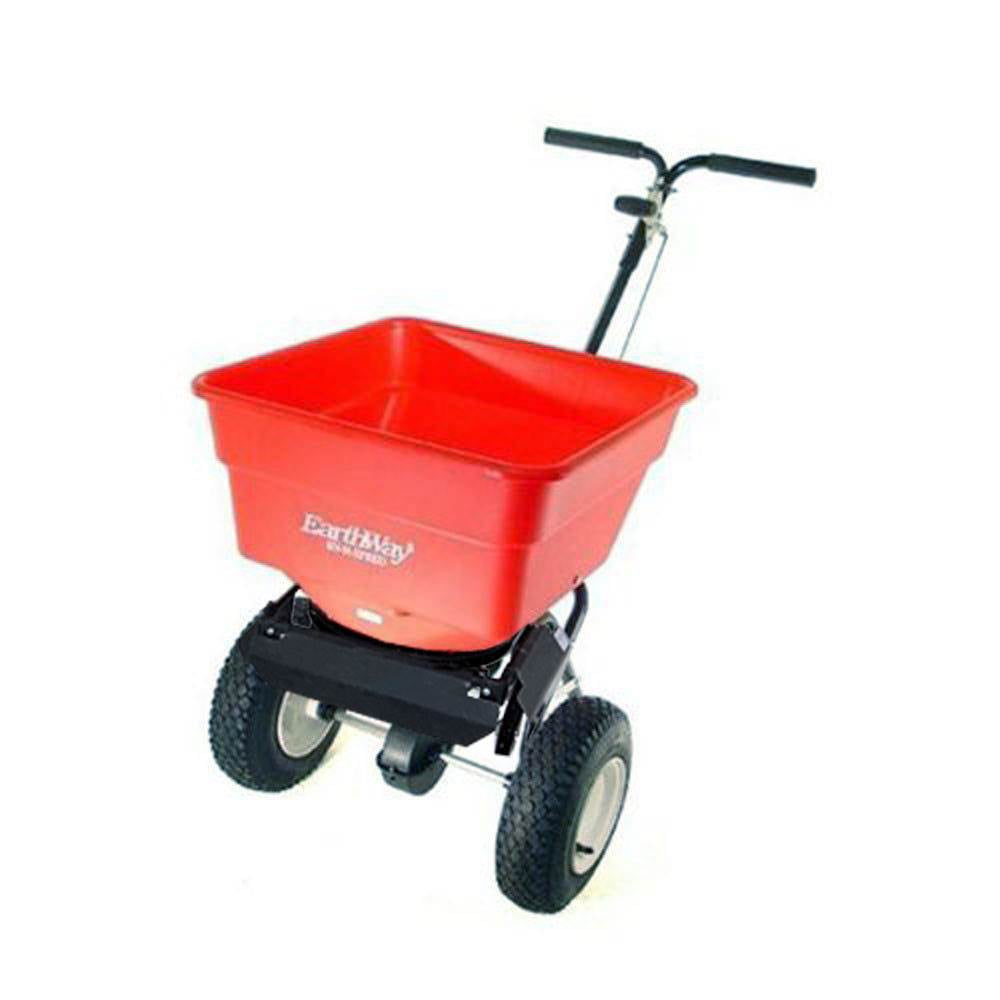 Earthway Heavy Duty Seed & Fertilizer Broadcast Spreader + Salt Deflector Kit
