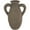 Dark Brown Handmade Textured Solid Round 10" x 7" x 14", variant on DecMode 15" Handmade Textured Dark Brown Ceramic Vase with Four Handles