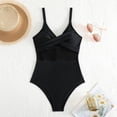 thumbnail image 3 of Aayomet Maillot de Bain une Pièce pour Femmes (Noir, TG), 3 of 5