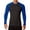 Grey, variant on Mens Tshirts Casual Sporty Color Block Long Sleeve Compression Tees Comfortable Slim Fit Crew Neck Spring Summer Men Shirts Black L