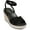 Black Suede, variant on Cole Haan Womens Espadrille Suede Adjustable Wedge Sandals