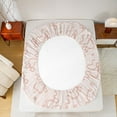 thumbnail image 5 of Homewish Princess Pink Bow Bed Sheets, Cartoon Cute Love Heart King Sheets, 4-Piece, 5 of 7