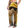 thumbnail image 2 of Balery Heavy Metal Style Guinea Pig print Men's Pajama Pants,Ultra Lightweight Pjs,Lounge Pant-Large, 2 of 9