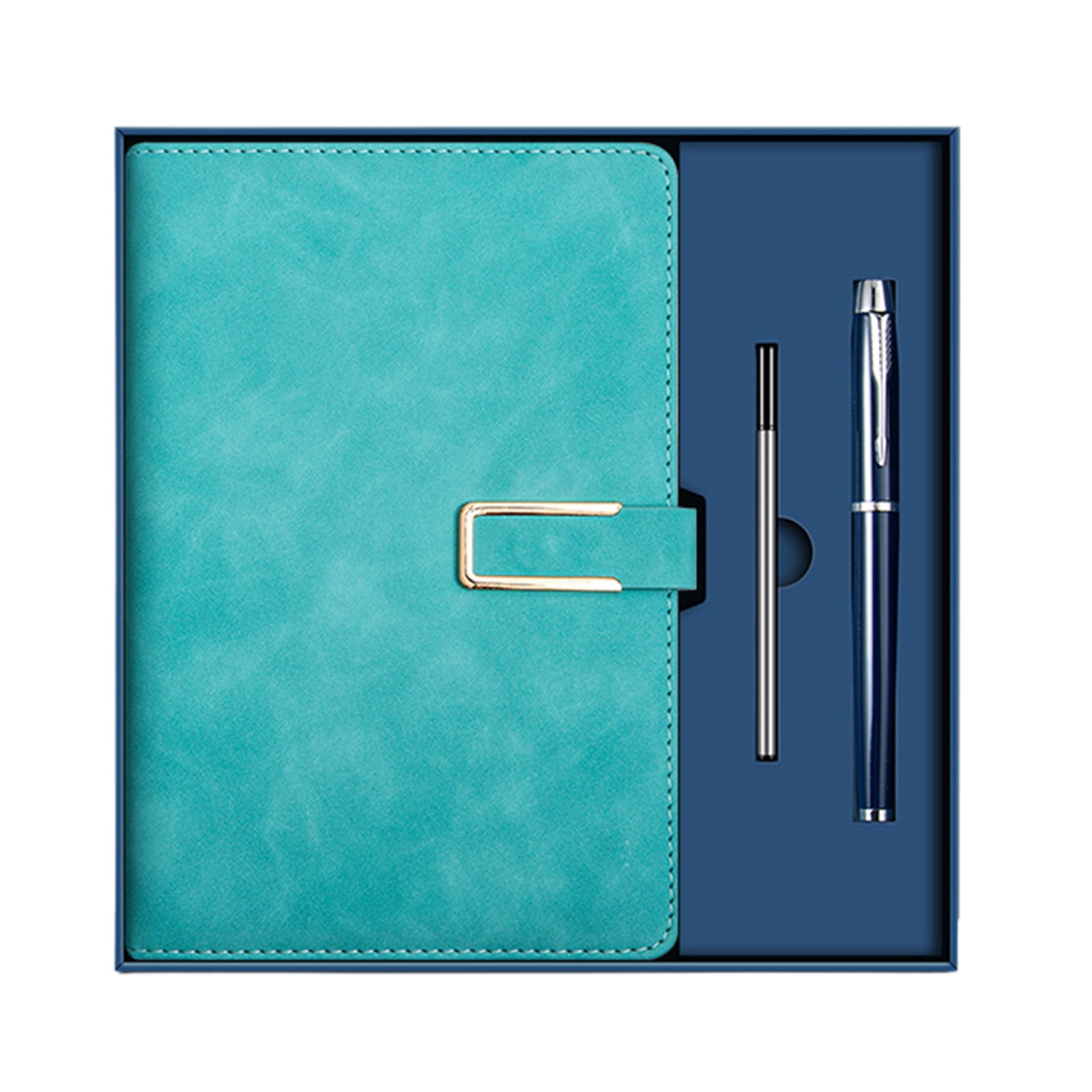 Meeting Notebook for Work and School, Thick Hardcover Business Journal with Case Format Pages for Notes, Charts and Ideas