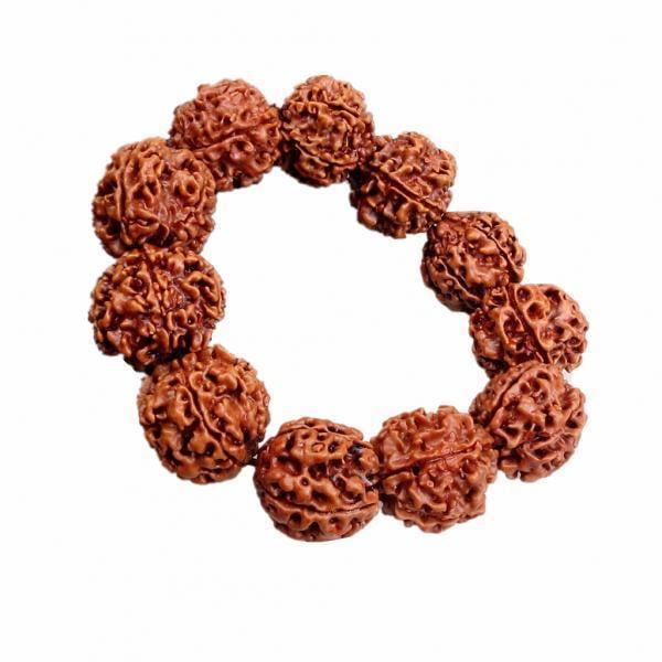 Xuanheng 4x 20mm Beads Buddhist 11 Hindu Mala Pray Beads Bracelet Amulet Yoga Bangle