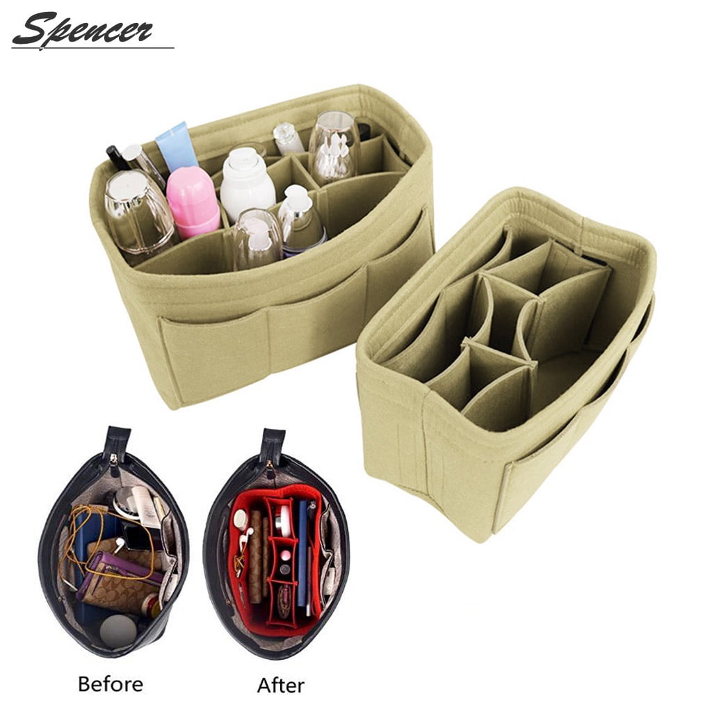 Spencer Felt Insert Purse Organizer Bag In Bag Handbag Compartment Bag