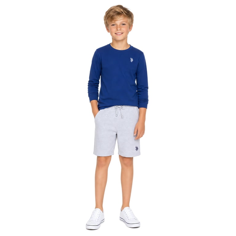 U.S. Polo Assn. Boys Long Sleeve Crewneck Shirt photo 3