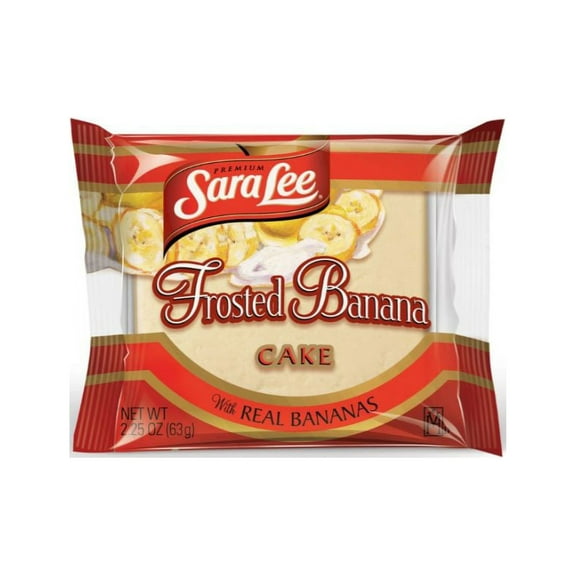 Sara Lee Individually Wrapped Iced Banana Cake 2.25oz (PACK OF 24)