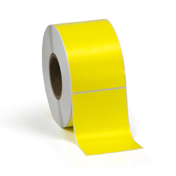 Etiquetas autoadhesivas perforadas térmicamente, 4 x 6 unidades, 1000 unidades, rollo, paquete de 4