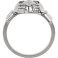 thumbnail image 2 of FB Jewels 925 Sterling Silver 14.5x10.5mm Ladies Claddagh Ring Size 7, 2 of 2