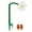 C, variant on Dancing Daisy Sprinkler, Crazy Daisy Sprinkler, Garden Crazy Daisy Sprinkler Stake, Lawn Watering Sprinkler Sprayer, Garden Irrigation Tool for Yard Watering