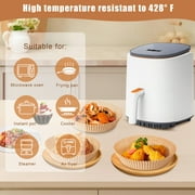 5-8 QT Air Fryer Paper Liners,6.3 Round Non-Stick Oil Resistant Disposable Air Fryer Parchment Paper Liners
