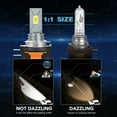 thumbnail image 3 of IHNZCB H15  LED Headlight Bulb Kit High Beam 6000K Cool White Bulbs Bright Lamp 2x, 3 of 8